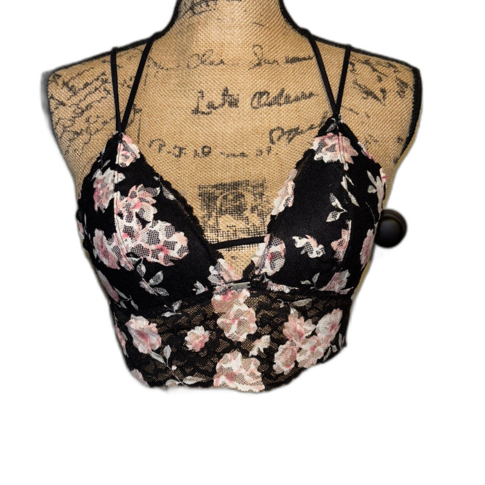 PINK by Victoria's Secret  Flower Lace Bralette Womens Size Small